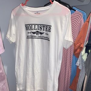 White Hollister Tee
